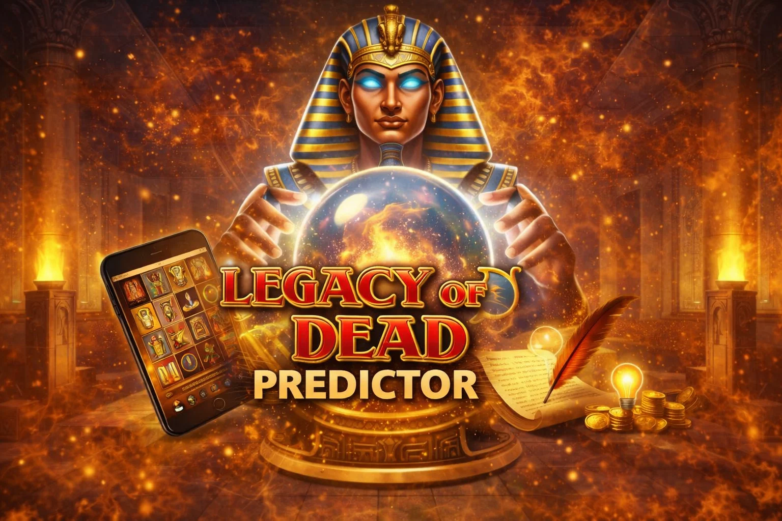 Predictive tool for the Legacy of Dead slot